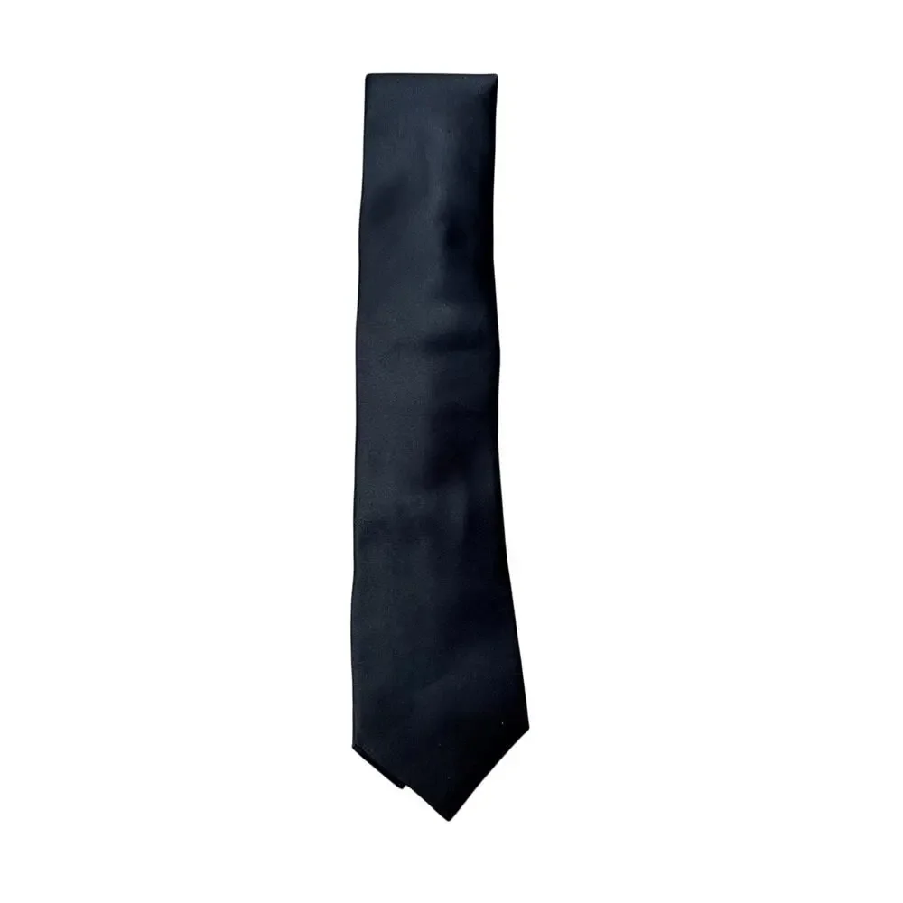 Cremieux Men's Black 100% Silk Necktie